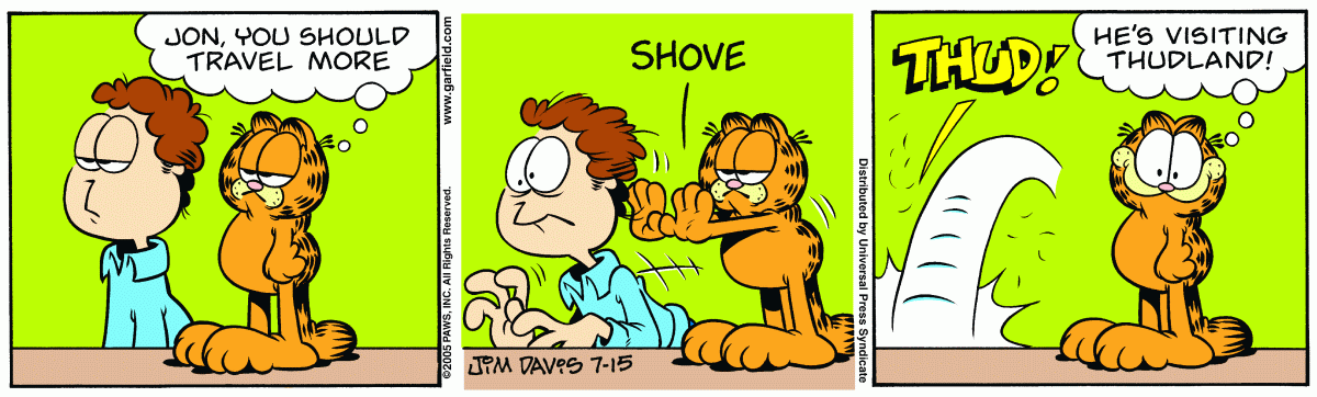 Garfield, July 15, 2005