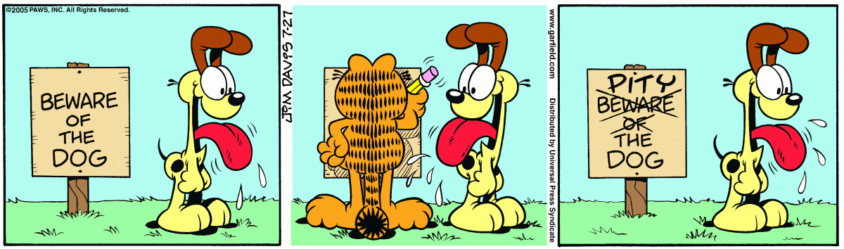 Garfield, July 27, 2005
