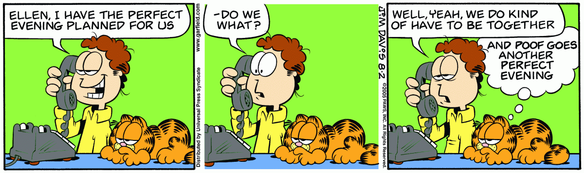 Garfield, August 2, 2005