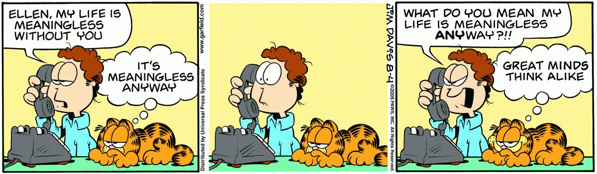 Garfield, August 4, 2005