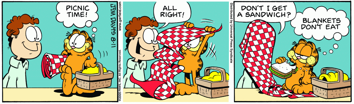 Garfield, August 11, 2005
