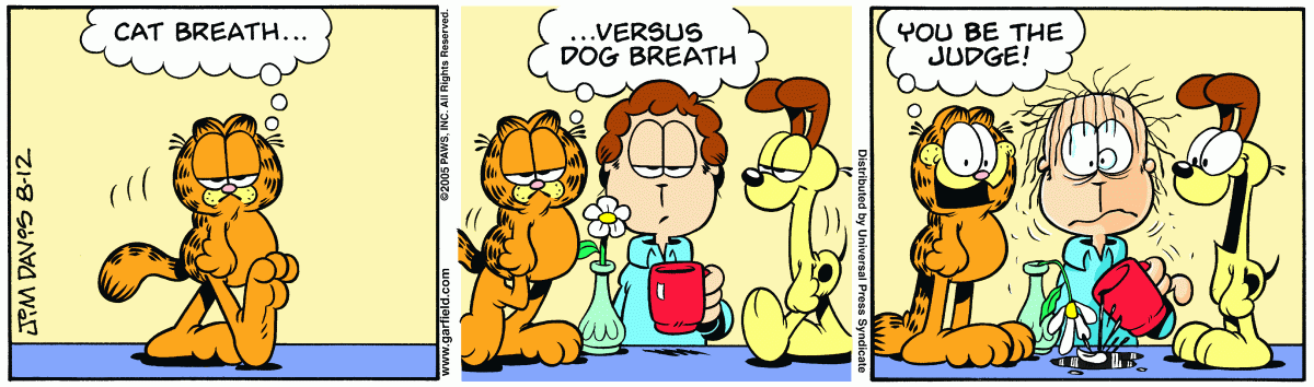 Garfield, August 12, 2005