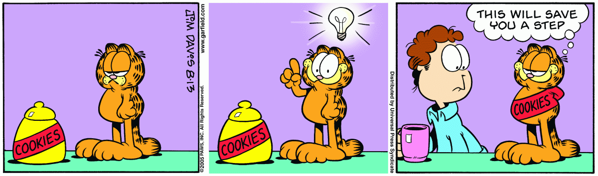 Garfield, August 13, 2005