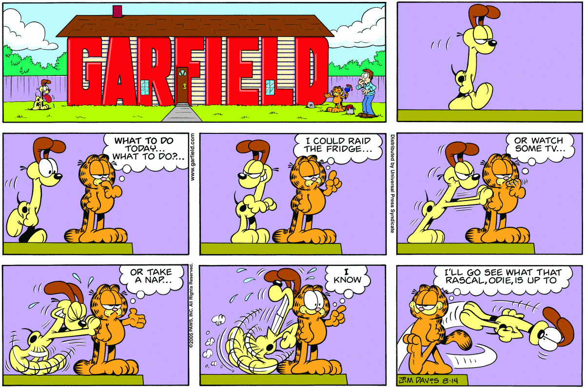 Garfield, August 14, 2005