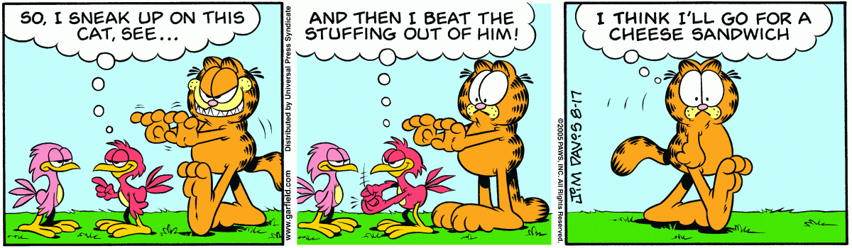 Garfield, August 17, 2005
