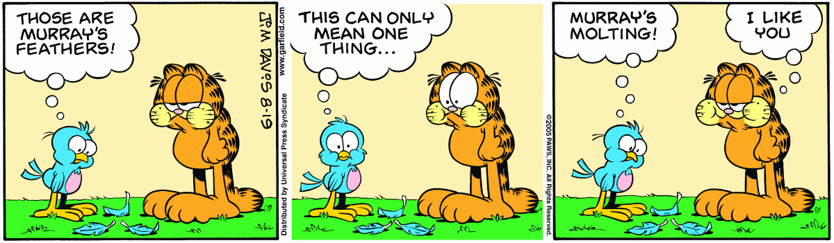 Garfield, August 19, 2005