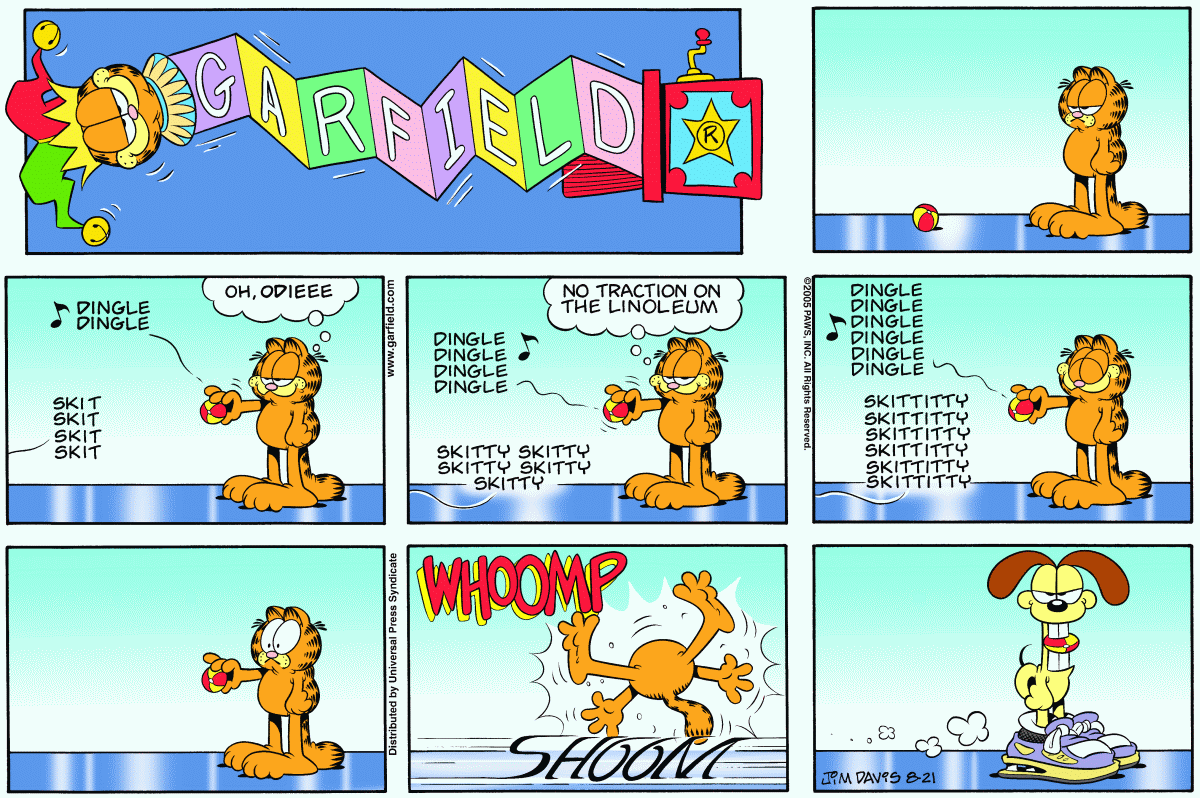 Garfield, August 21, 2005