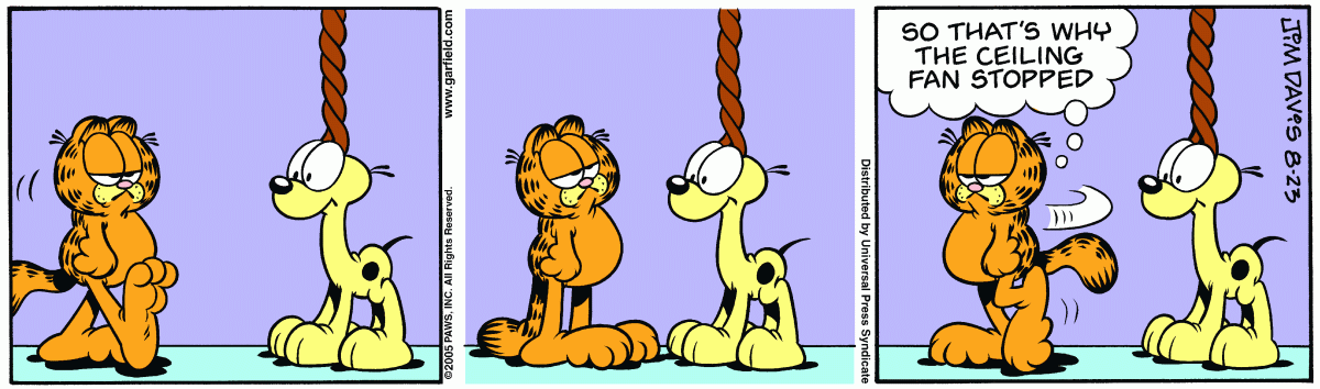 Garfield, August 23, 2005