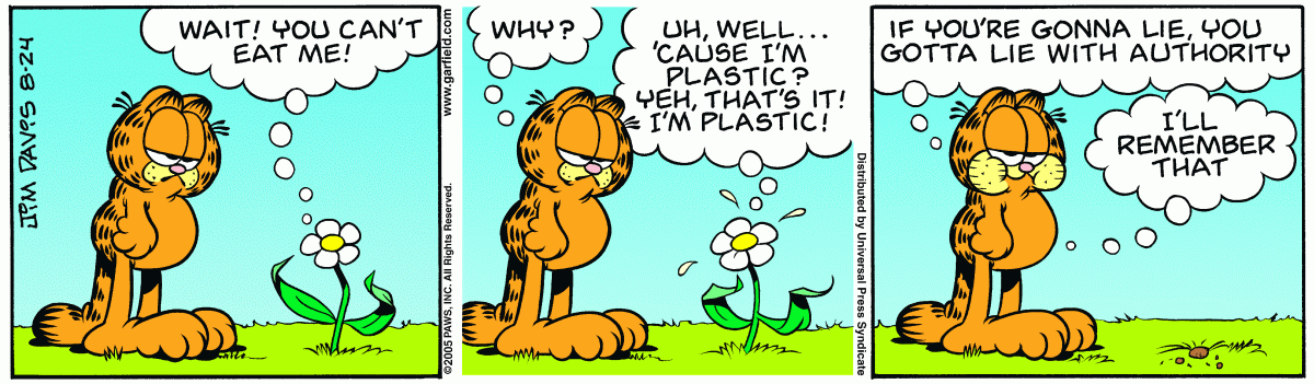 Garfield, August 24, 2005