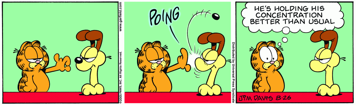 Garfield, August 26, 2005