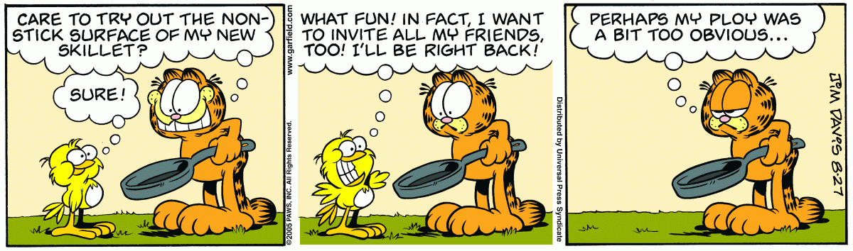 Garfield, August 27, 2005