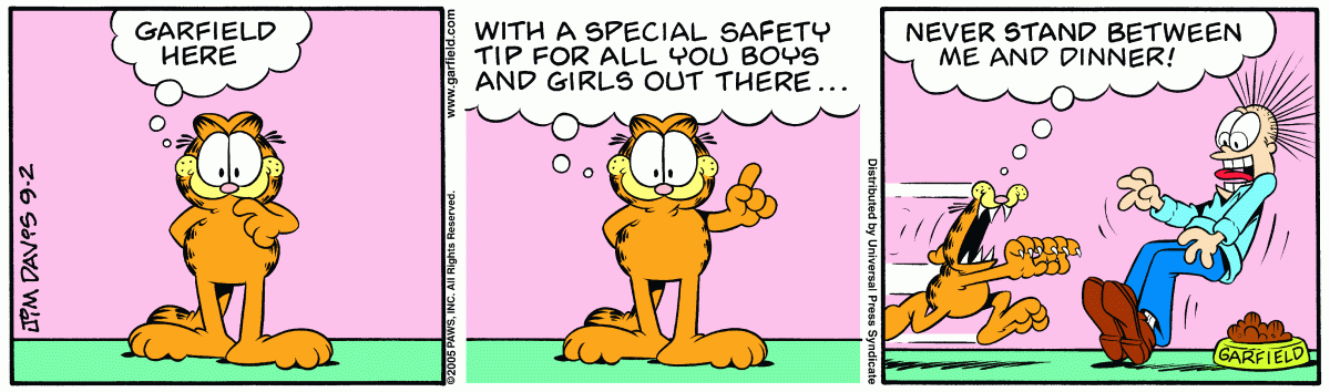 Garfield, September 2, 2005