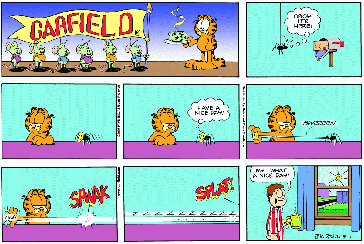 Garfield, September 4, 2005