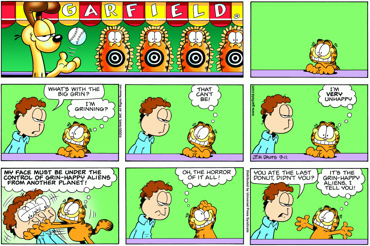 Garfield, September 11, 2005