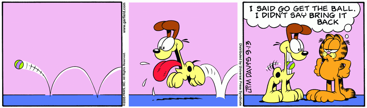 Garfield, September 13, 2005