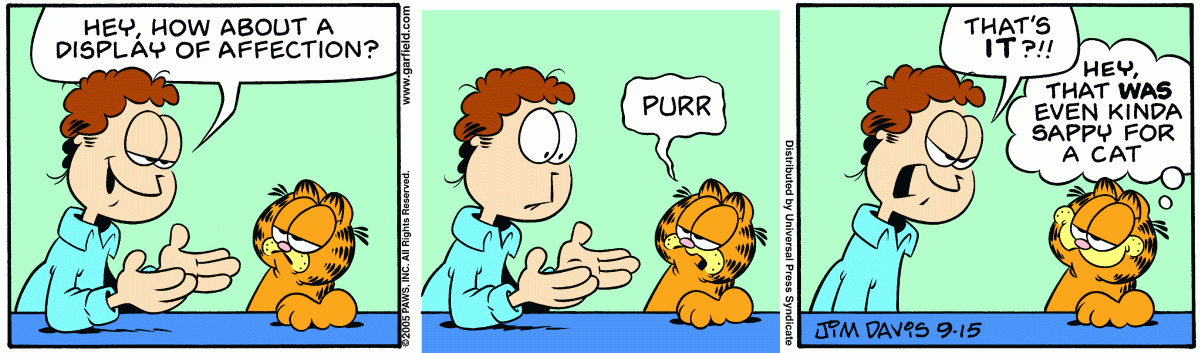 Garfield, September 15, 2005