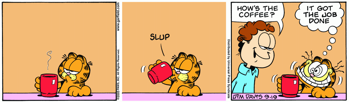 Garfield, September 19, 2005