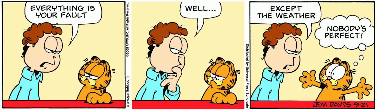Garfield, September 21, 2005