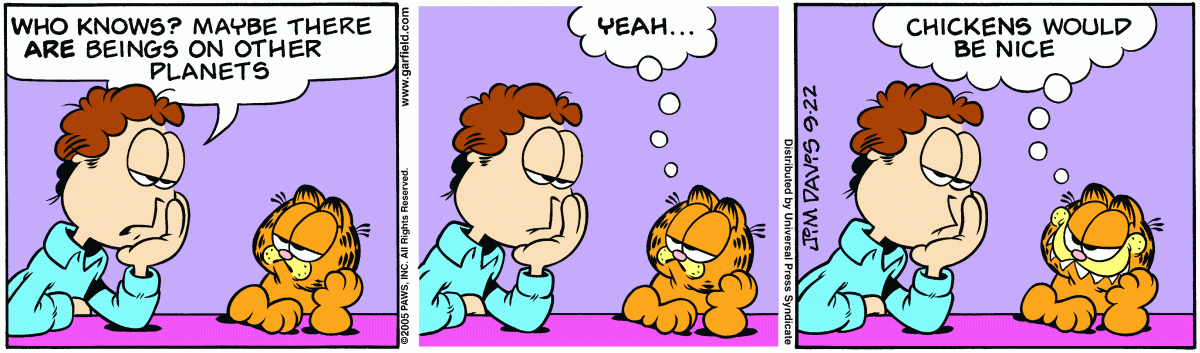 Garfield, September 22, 2005