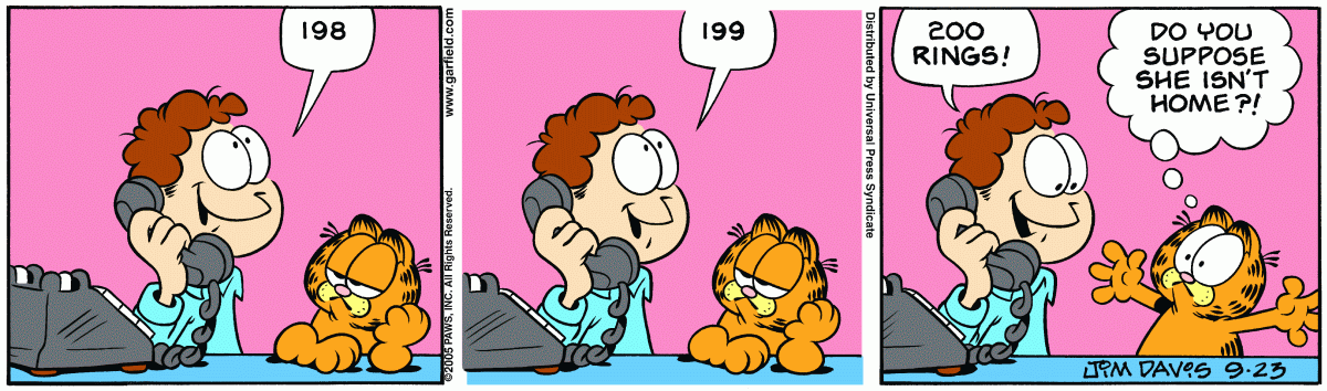Garfield, September 23, 2005