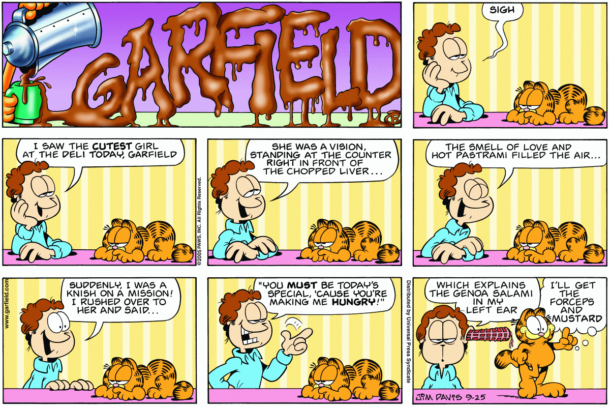 Garfield, September 25, 2005