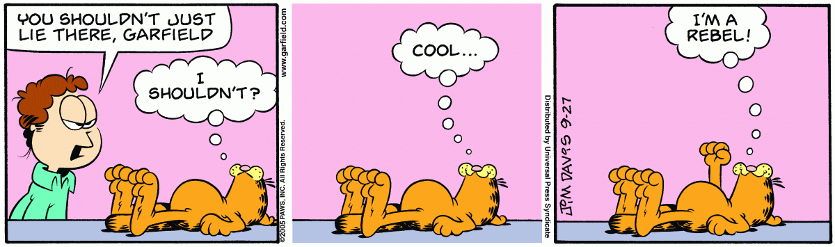Garfield, September 27, 2005