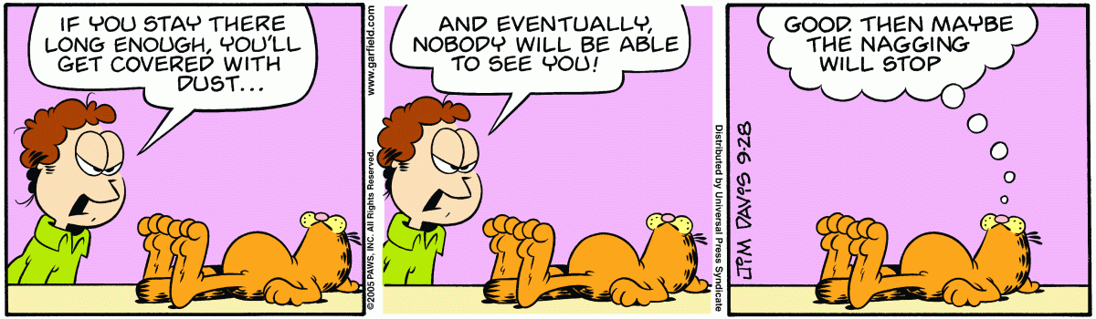 Garfield, September 28, 2005