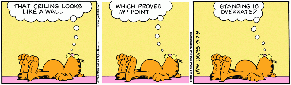 Garfield, September 29, 2005