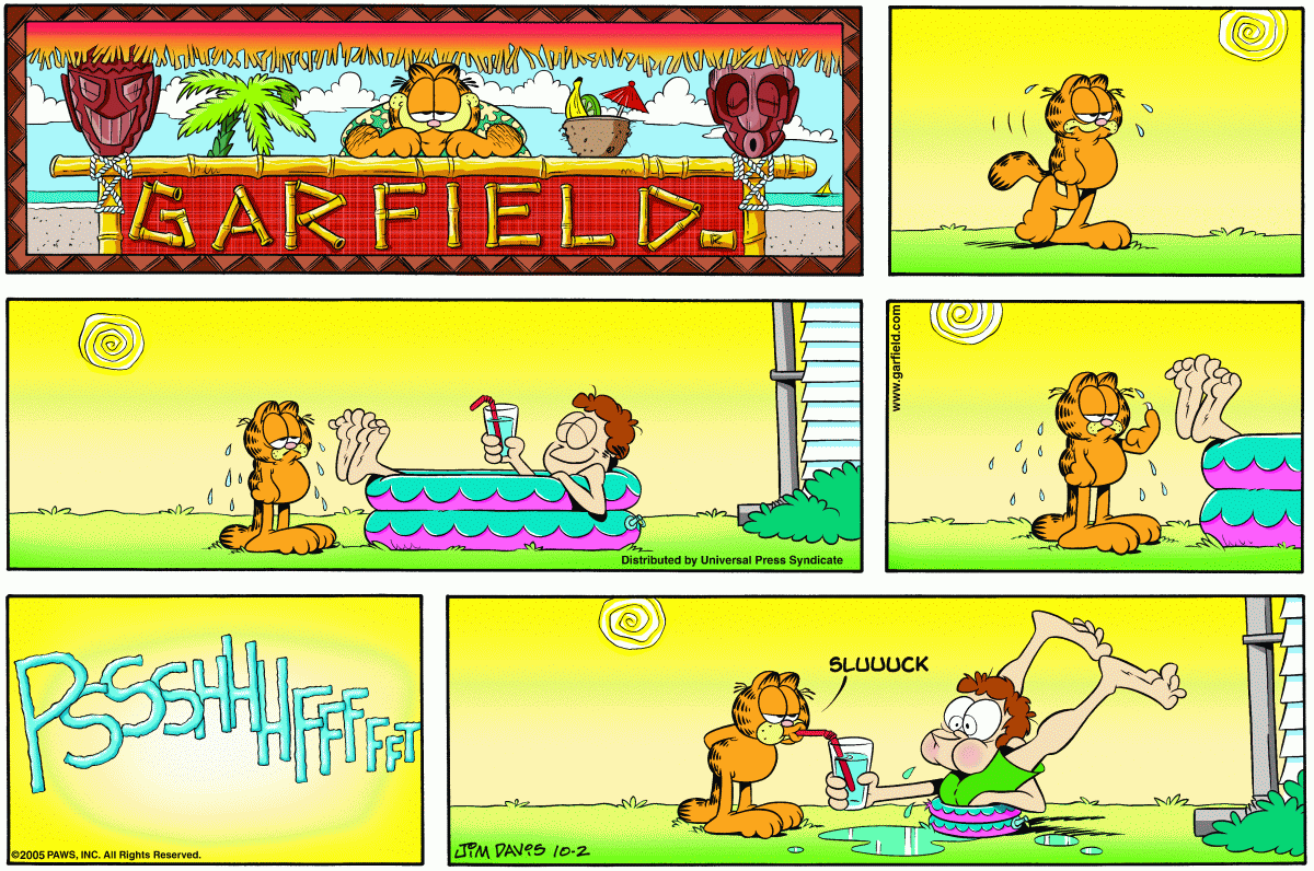 Garfield, October 2, 2005
