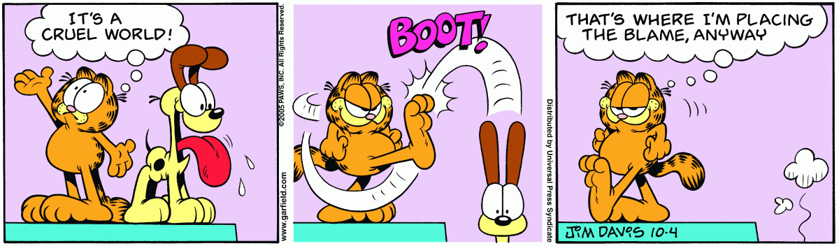 Garfield, October 4, 2005