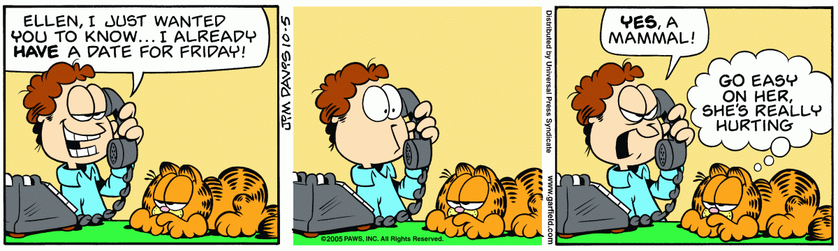 Garfield, October 5, 2005
