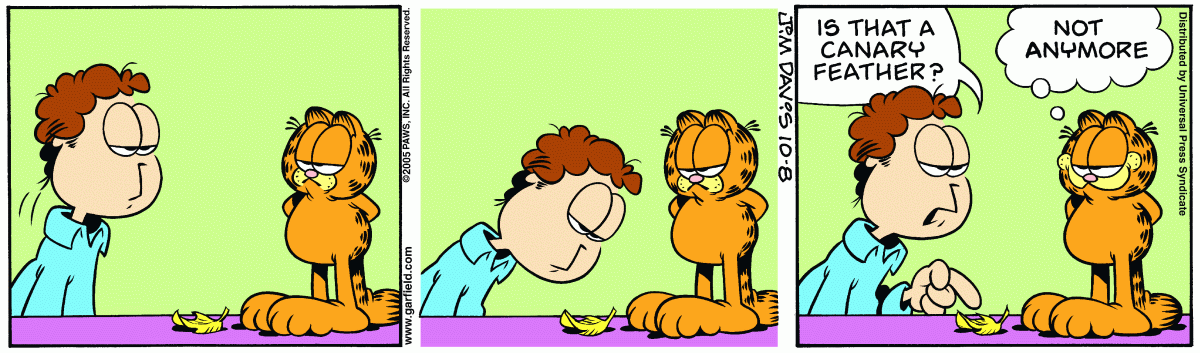Garfield, October 8, 2005