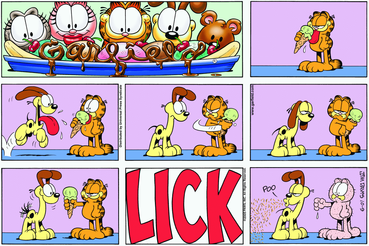 Garfield, October 9, 2005