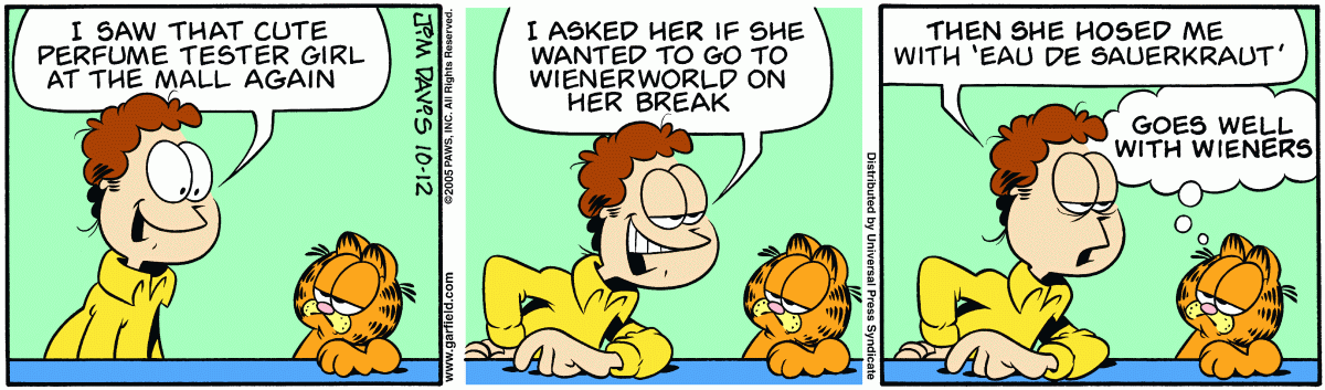 Garfield, October 12, 2005