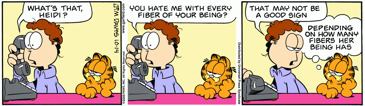 Garfield, October 14, 2005