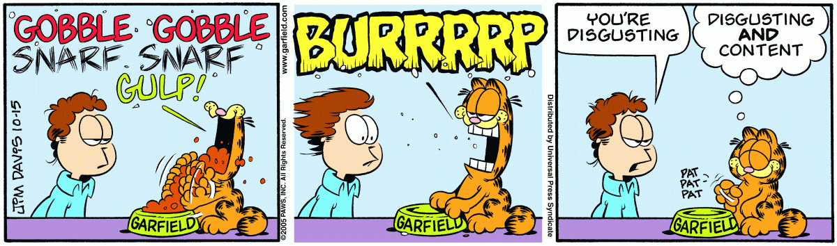 Garfield, October 15, 2005