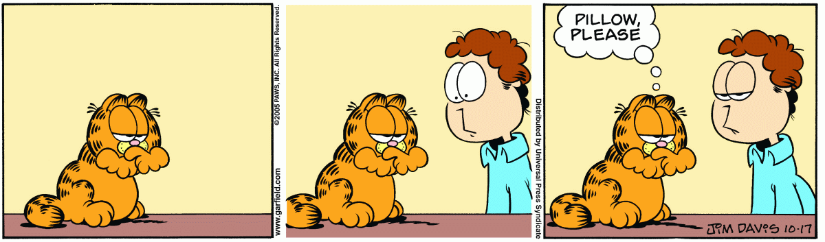 Garfield, October 17, 2005