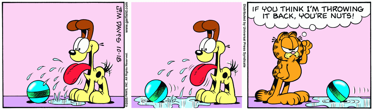 Garfield, October 18, 2005