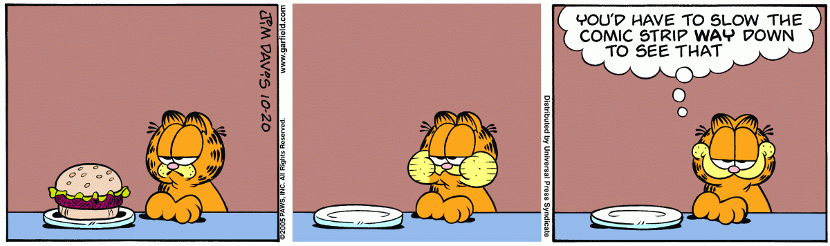 Garfield, October 20, 2005