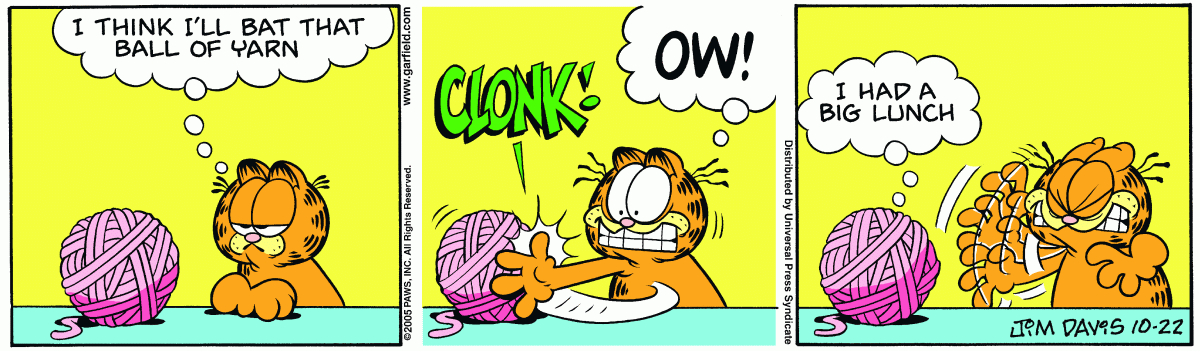 Garfield, October 22, 2005