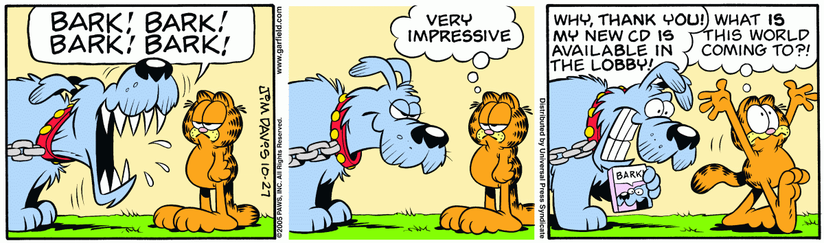 Garfield, October 27, 2005
