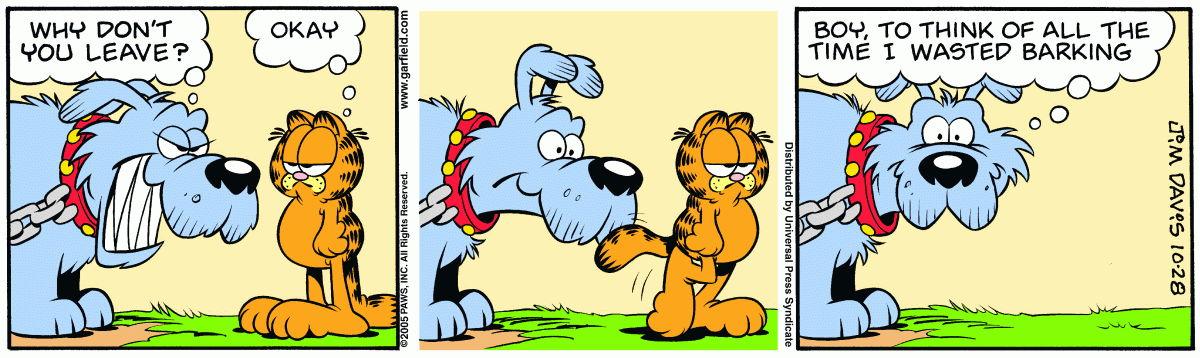 Garfield, October 28, 2005