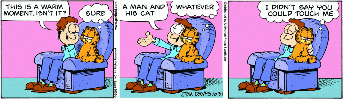 Garfield, October 31, 2005