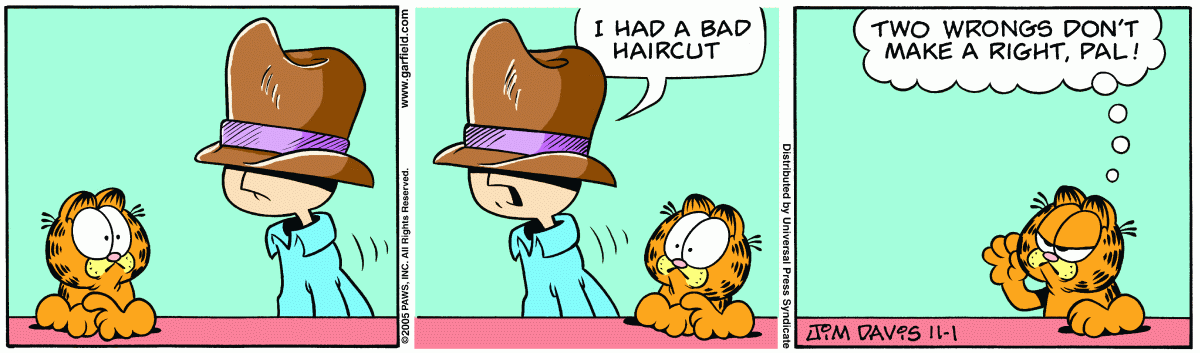 Garfield, November 1, 2005