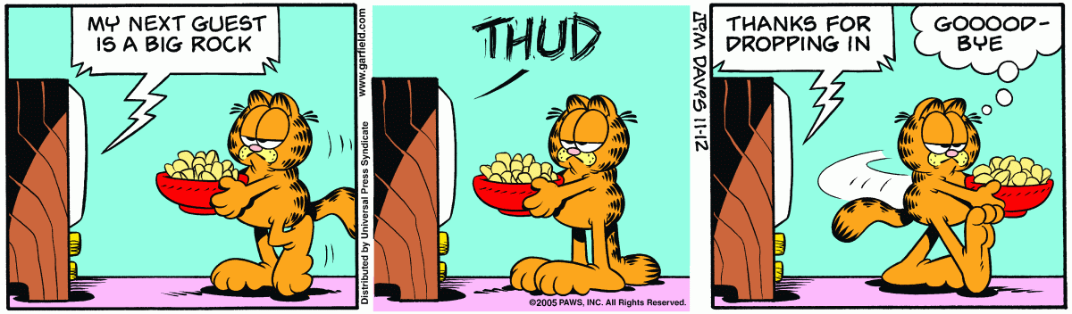 Garfield, November 12, 2005