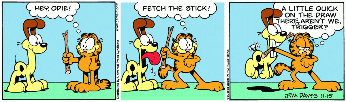 Garfield, November 15, 2005