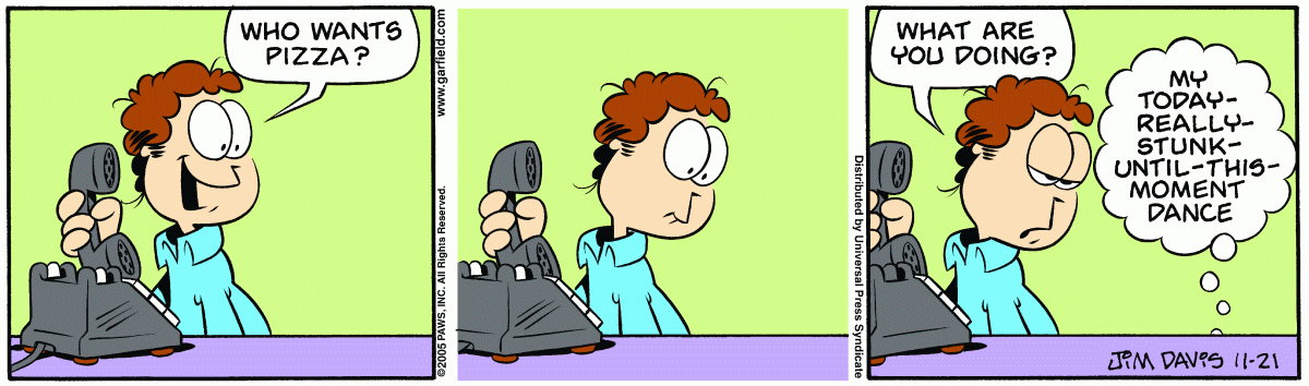 Garfield, November 21, 2005