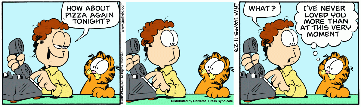 Garfield, November 23, 2005