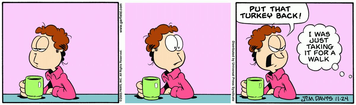 Garfield, November 24, 2005