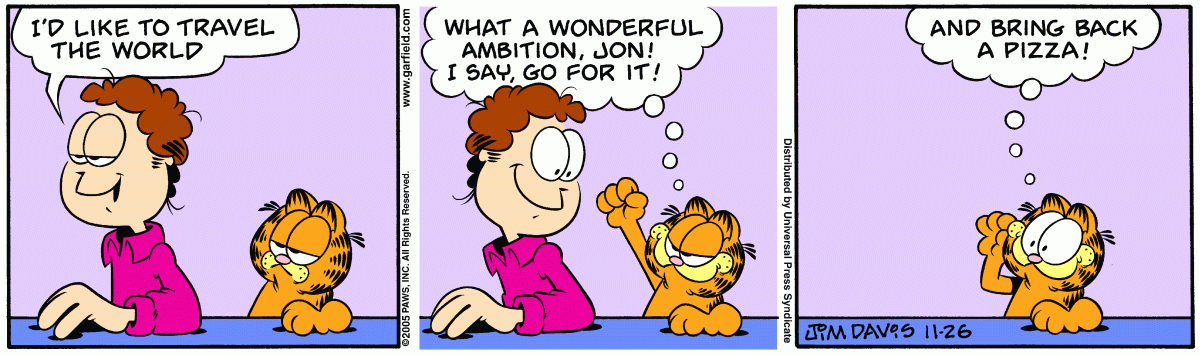 Garfield, November 26, 2005